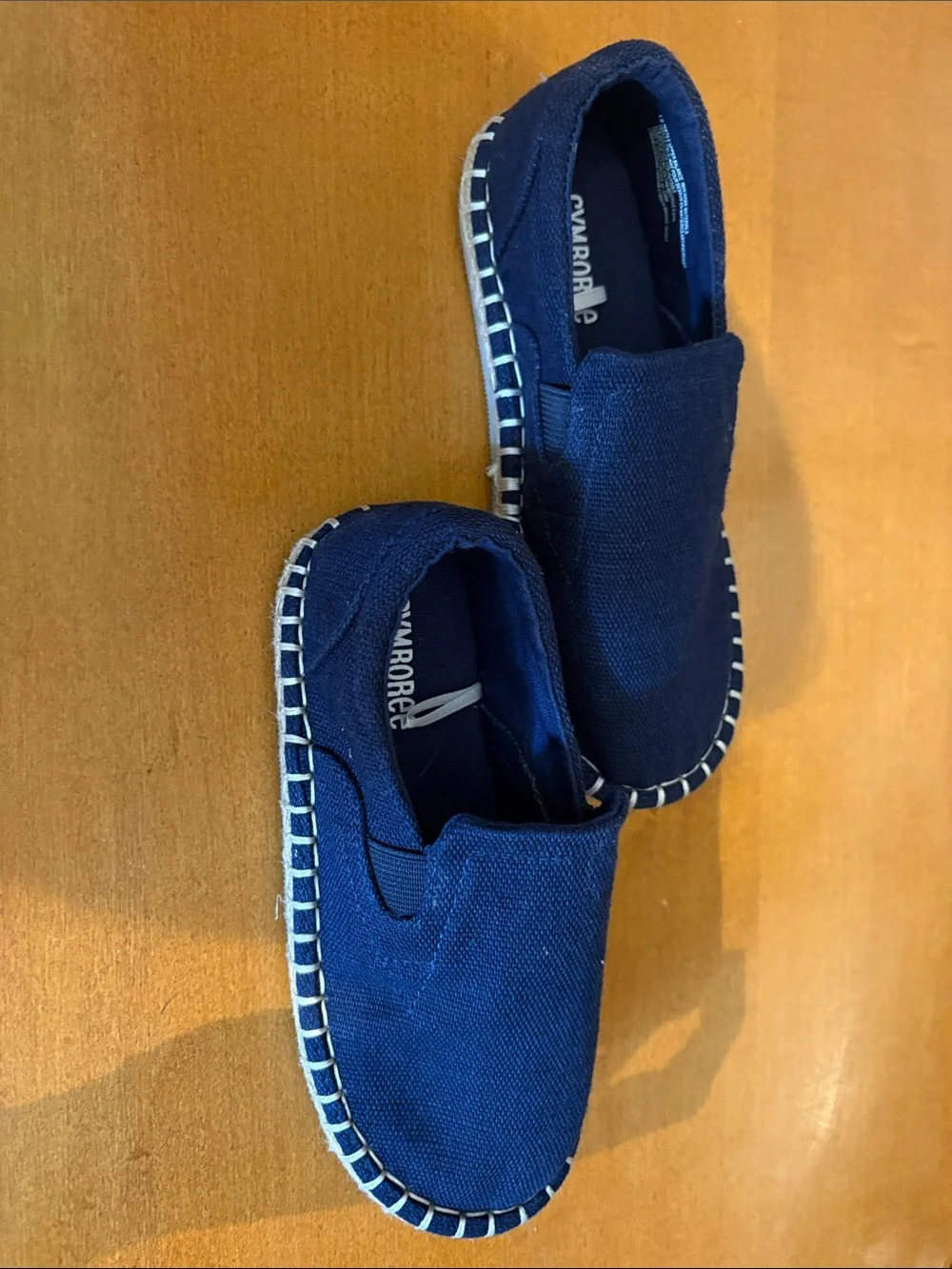 Gymboree Navy Canvas Slip-On Espadrille Flats